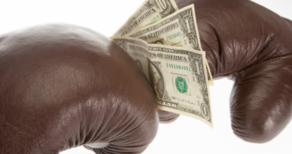 boxing gloves money