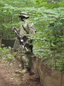 Armed guard from AZ Bulletproof Securities in WI (Source: The UpTake)