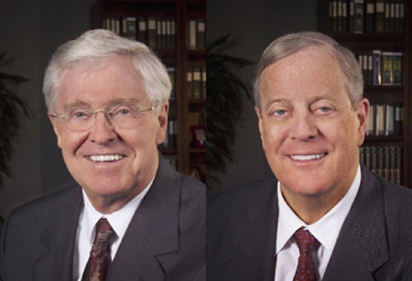 Charles (left) and David Koch