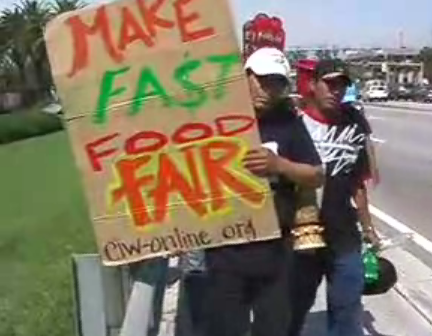 CIW action outside Burger King headquarters