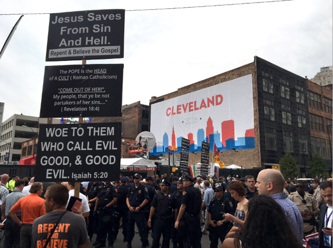 Cleveland Republican National Convention crowd