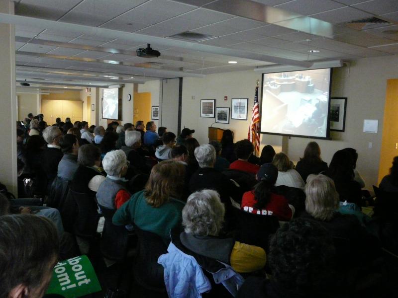 Judge Sumi's court room was packed this morning as was the overflow room on the lower level