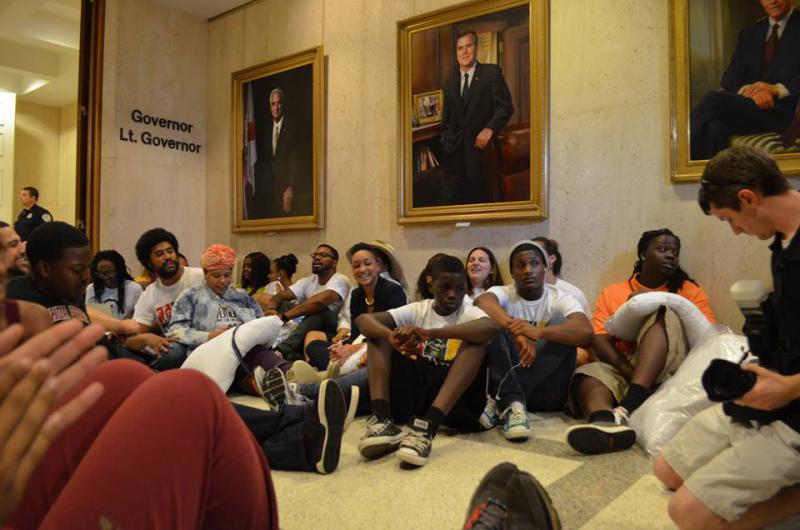 Dream Defenders at the Florida capitol