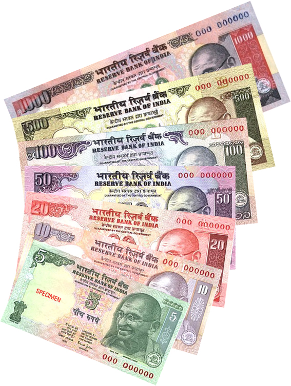 Indian rupees