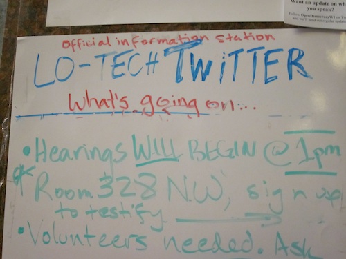 Low-Tech Twitter