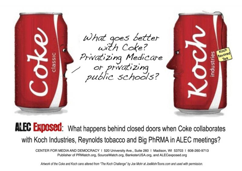 Take Action Coke Postcard 2011